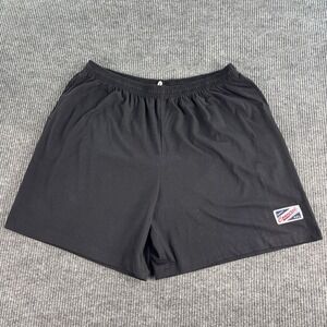 Vintage Converse Shorts Men 4XL Black Cotton Terry Cloth Authentic Athletics